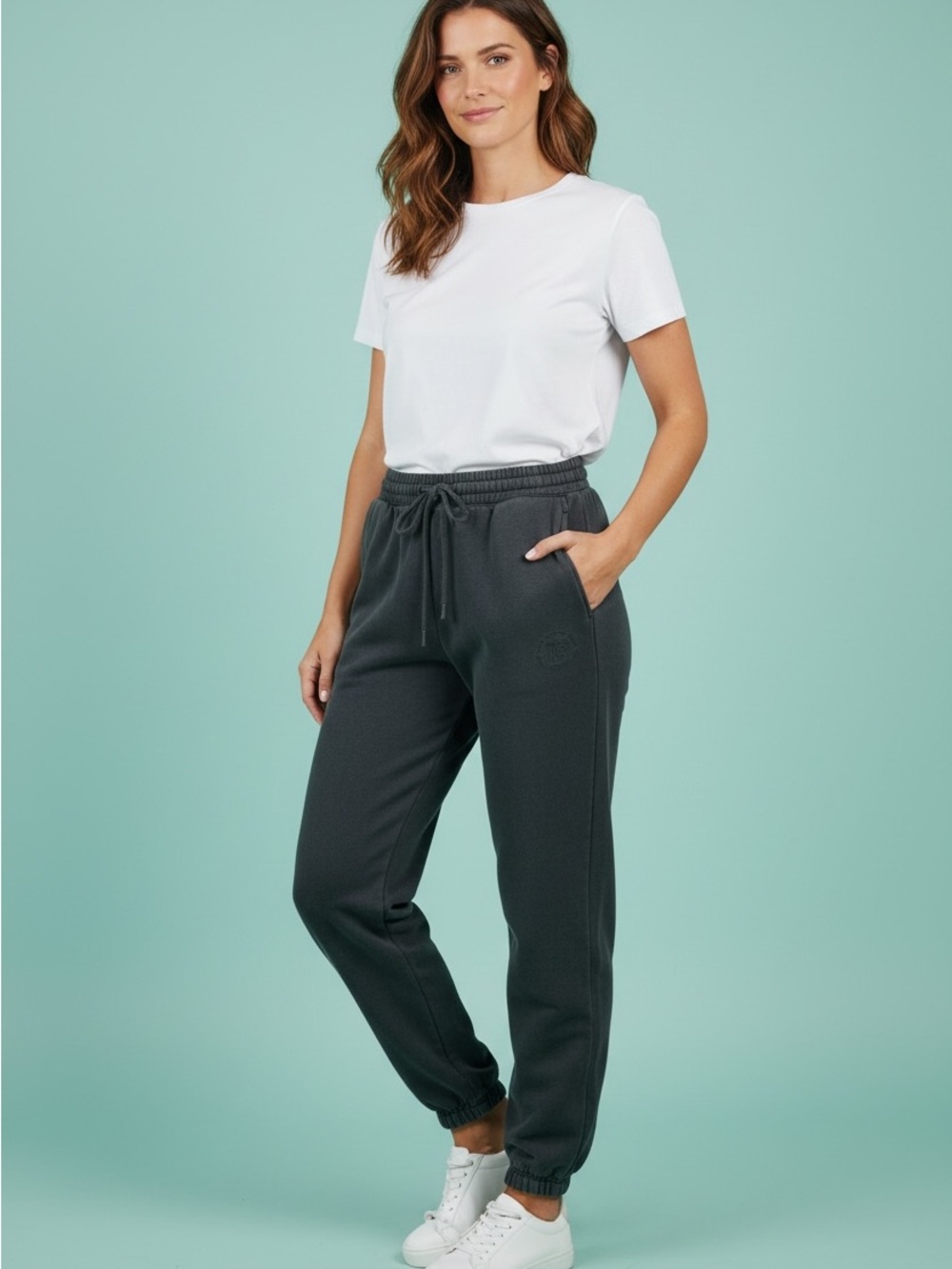 Victoria’s Secret Pink Teal Jogger Sweatpants
